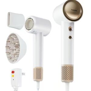 Tideway White and Gold Hair Dryer Set